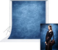 UrcTepics 8×10 ft Abstract Blue Fabric Photo Backdrops, Abstract Texture by UrcTepics