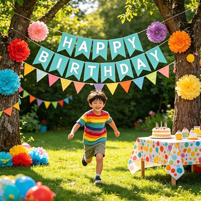 Happy Birthday Banner Birthday Party Supplies - Image 5