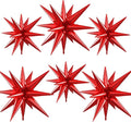 Red Star Balloons, 22/27 Inch Red Star Foil Balloons, Aluminum Foil Balloon by Paready