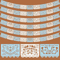 TaoBary 6 Pcs Papel Picado Mexican Wedding Cielito Lindo Party Decor 118 Feet by TaoBary