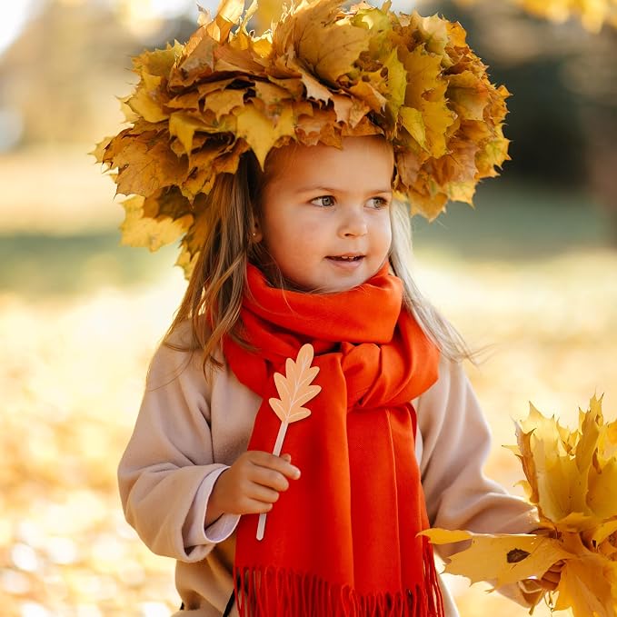 TICIAGA Autumn Leaves Wooden Picks - Image 6