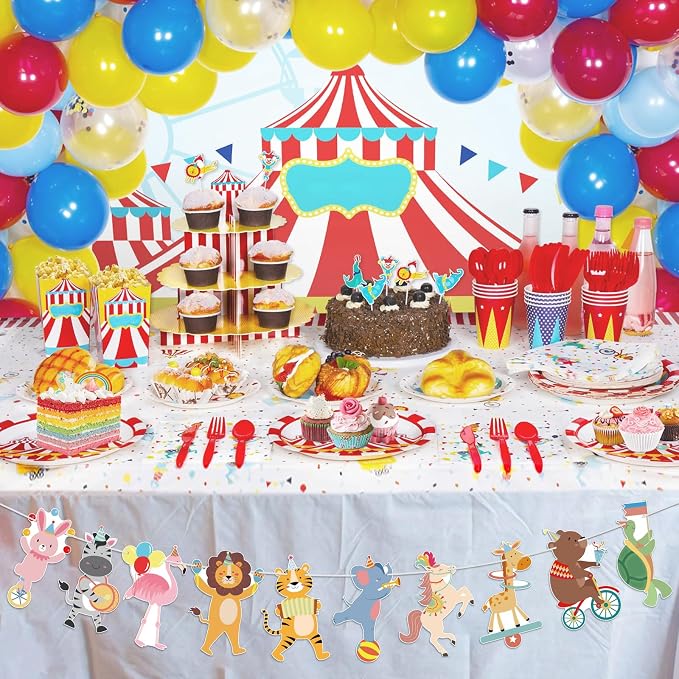 Party Animals Banner Animals Birthday Party Decorations Circus Animals - Image 4