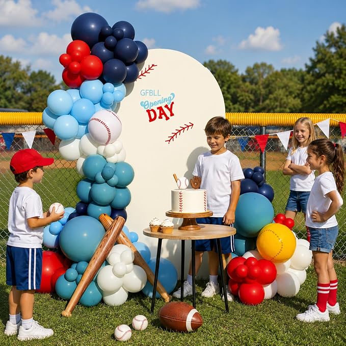 Red Blue White Balloon - Image 3