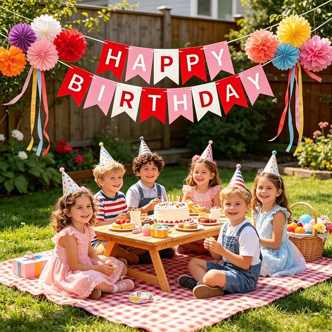 Happy Birthday Banner Birthday Party Supplies - Image 5