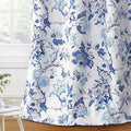 H.VERSAILTEX Blackout Curtains 108 Inch Length 2 Panels Set Floral Print by HVERSAILTEX