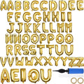 57 Pcs Letter Balloons, Baby Shower, Graduation, Happy New Year Party by BSRESIN