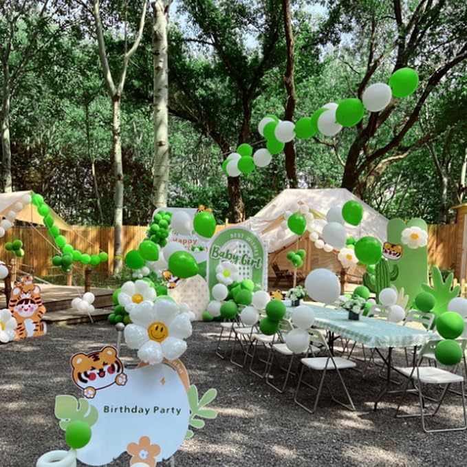 Green Balloons 12 Inch 100 Pack Thicken Latex Green Balloons - Image 8