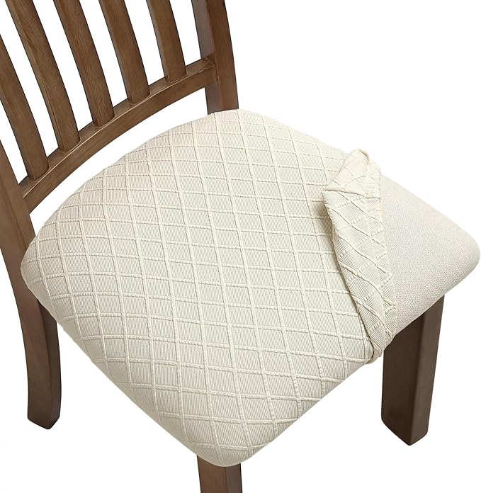 Fuloon Dining Room Seat Covers Chair Seat Slipcovers, 6 Pack, Dining Chair by Fuloon