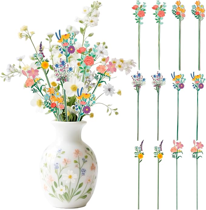TICIAGA Spring Wildflower Decorative Picks by TICIAGA