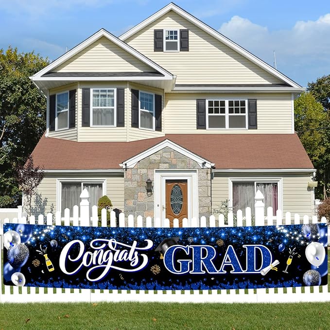 2026 Graduation Decorations-Congrats Grad Yard Sign Banner Decoration - Image 3