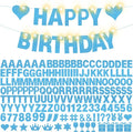 167Pcs DIY Glitter Customizable Banner Kit Custom Banner DIY Personalized Happy by WELITTCON