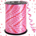BEISHIDA Valentine Ribbon, Balloon String Printed I Love You 500 Yards by Beishida