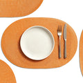 AHHFSMEI Placemats Set of 6 for Dining Table Washable Woven Non-Slip 18x12 by AHHFSMEI
