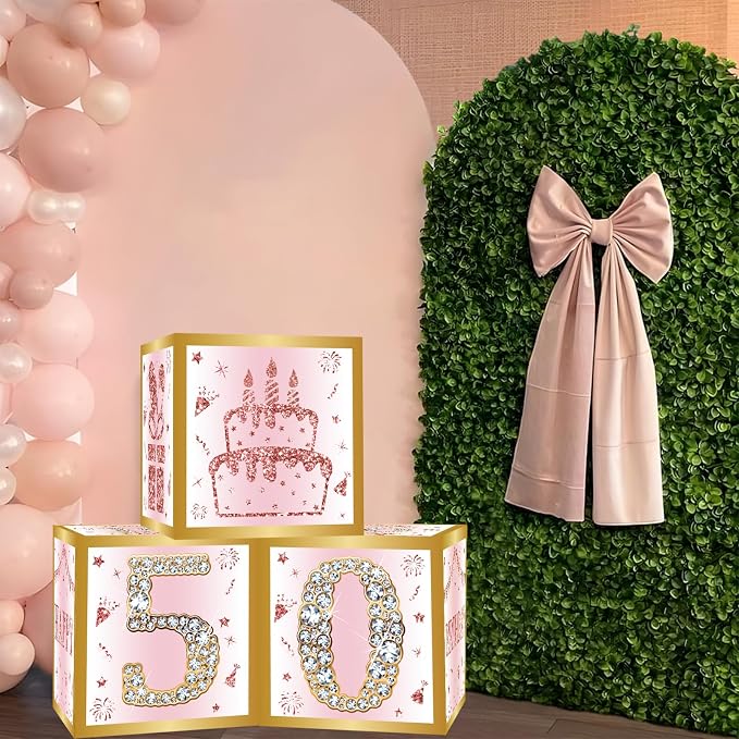 DataMoon 50th Birthday Decorations Boxes - Image 8