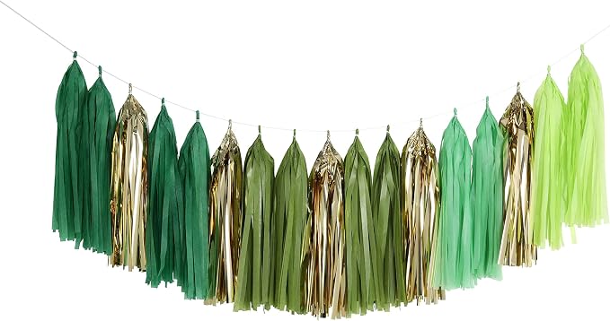Fonder Mols Tassel Garland Tissue Paper Tassel Banner DIY Kit by FonderMols