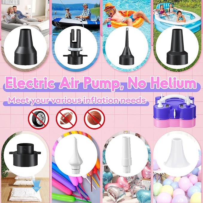 3-in-1 Electric Balloon Pump, Portable Electric Air Pump - Image 3