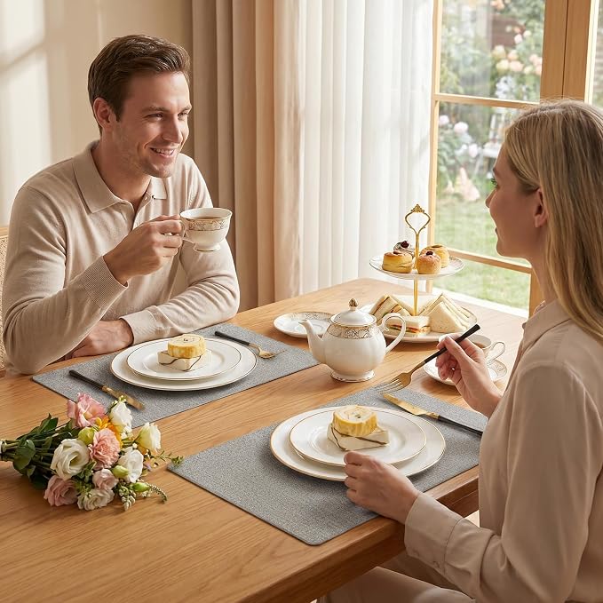 Romanstile Vinyl Placemats Set of 6-12 X 17 Inch - Image 7
