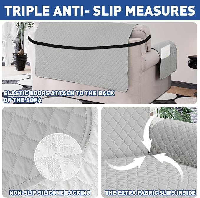 XINEAGE Oversized Sofa Cover Waterproof Couch Covers - Image 5