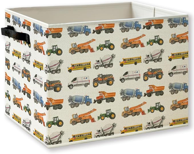 Car Boys Room Nursery Storage Basket by KSDUT