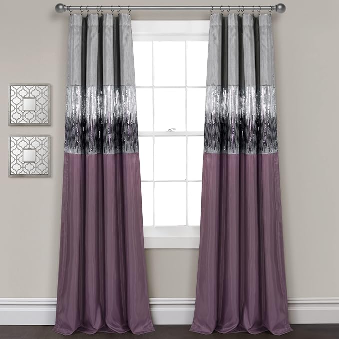 Lush Decor Night Sky 100% Blackout Lined Window Curtain Panel by LushDecor