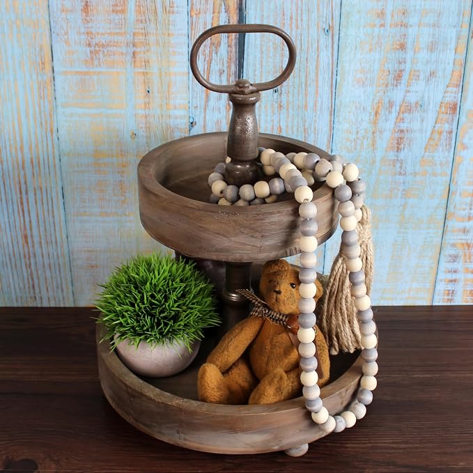 CVHOMEDECO. Wood Beads Garland - Image 3