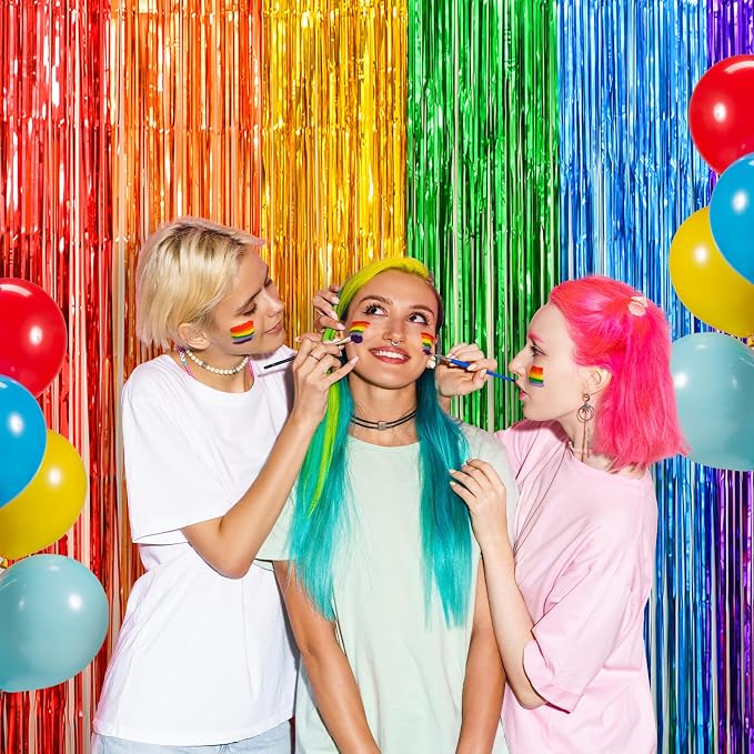 Rainbow Party Decorations, Pride Decorations, Photobooth Prop - Image 2