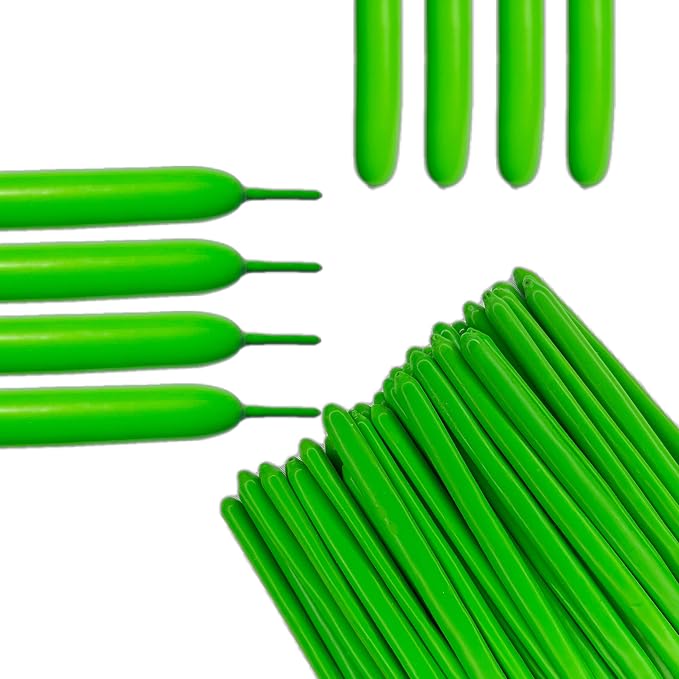 100PCS 260Q green Magic long balloon decoration shopping mall activities by EBLLIWSM
