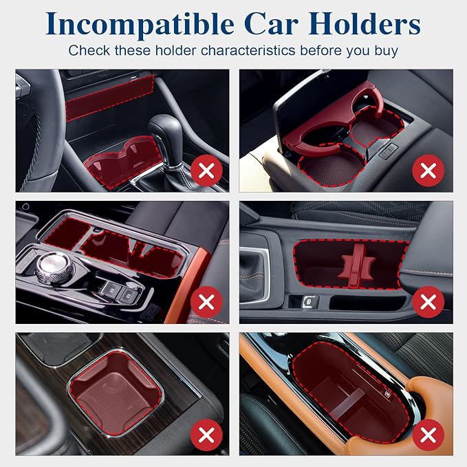 Car Cup Holder Expander, Cup Holder Extender Adapter - Image 3