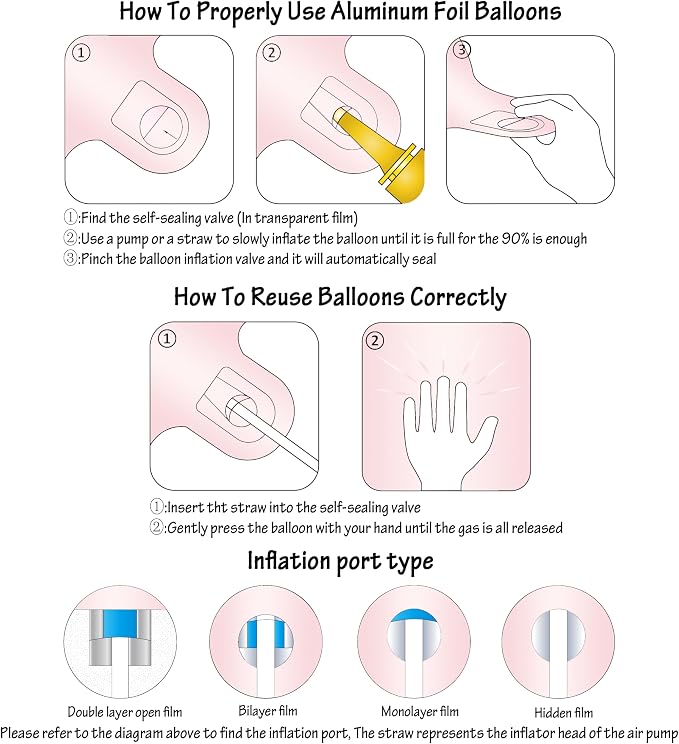 40 In Matte Pink Number Balloons Helium Foil Mylar Balloon Digital 80 | Suitable - Image 3