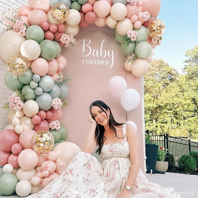 Pastel Balloon Arch Kit for Pastel Wildflower Party Decorations | Double - Image 2