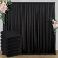 30 ft x 8 ft Black Backdrop Curtain by Outpain