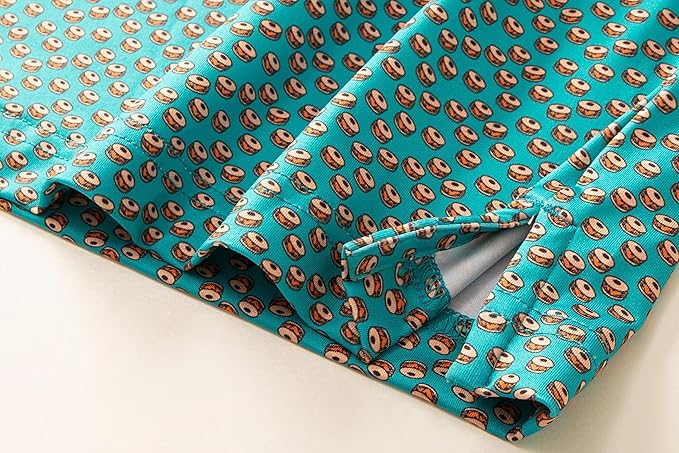 Mens Golf Shirts Quick Dry Moisture Wicking Casual Short Sleeve Performance Athletic Print Collared Stylish Men Polo Shirt