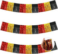 BEISHIDA Black Gold Fringe Garland Banner 30ft Wall Tinsel Foil Streamers | by Beishida