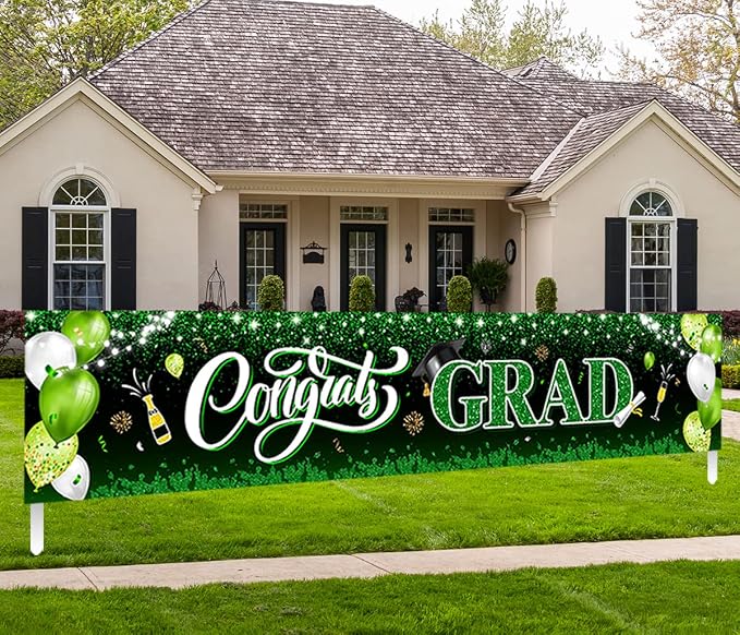 2026 Graduation Decorations-Congrats Grad Yard Sign Banner Decoration by GREHUMOR
