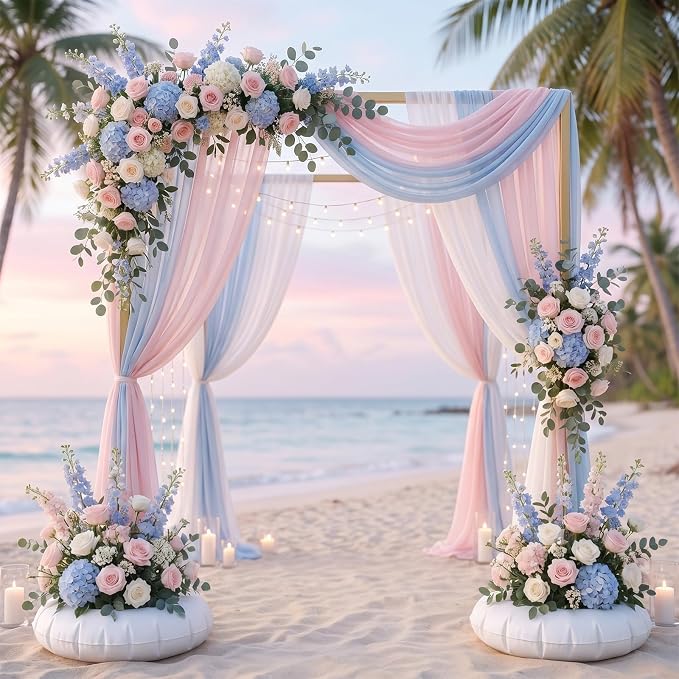 Water Weight Bags for Balloon Arch 2Pcs U-Shaped Reusable Water Fillable Base - Image 5