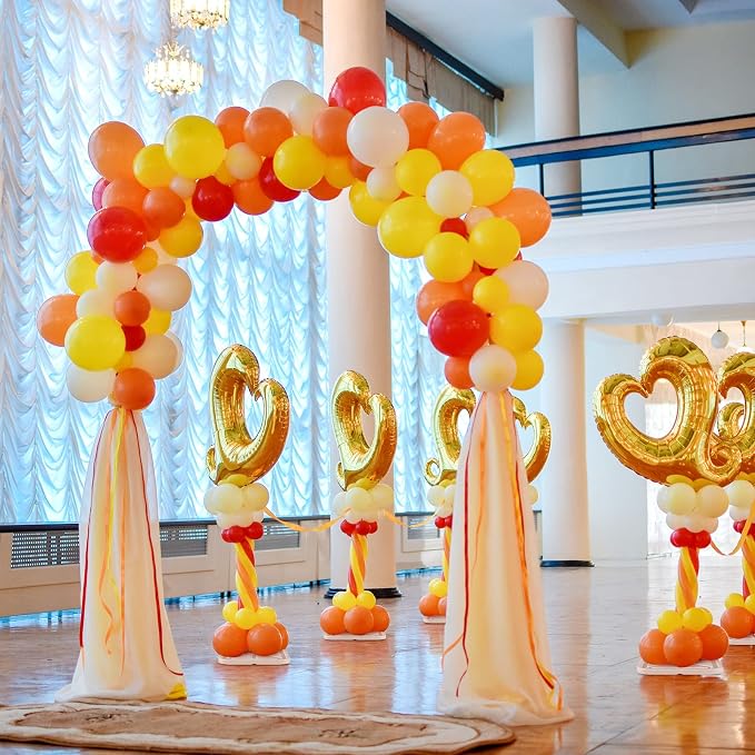 Sratte 12 Sets Balloon Column Stand Kit, 6.6 ft Adjustable Balloon Tower Pillar - Image 3