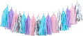 Fonder Mols Mermaid Tassel Garland Tissue Paper Birthday Banner by FonderMols