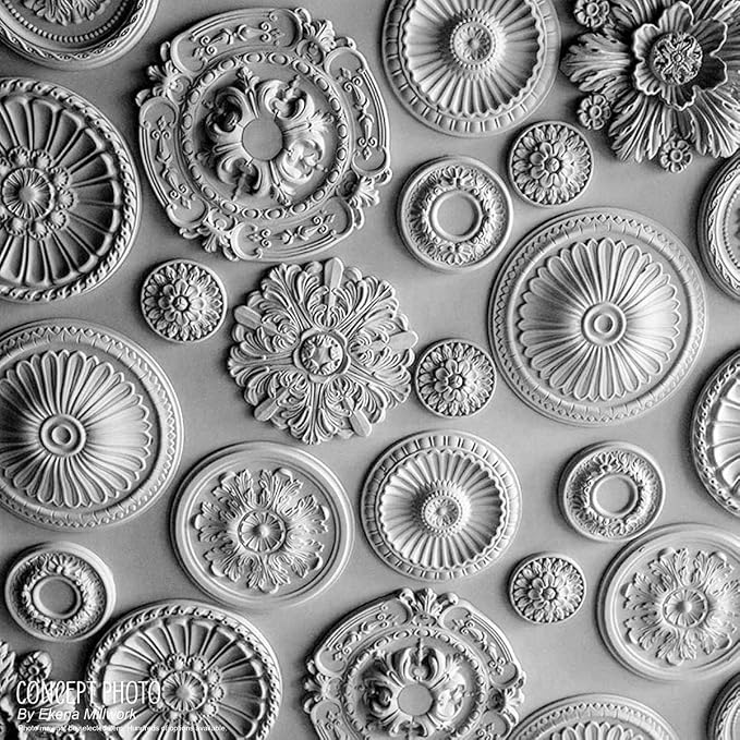 Ekena Millwork CM12BRFCS 12-1/2" x 3-7/8" x 3/4" Bradford Ceiling Medallion - Image 15
