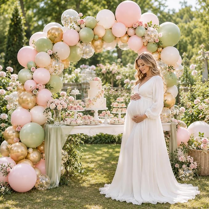 Pink and Green Balloons - Image 4