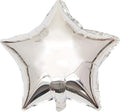 Silver Star Shape Foil Balloon by MEPDNGN