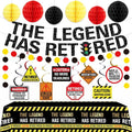 The Legend Has Retired Party Decorations, Funny Caution Warning Retirement by Unknown