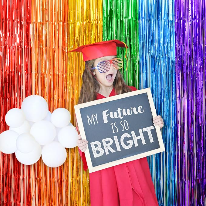 Rainbow Party Decorations, Pride Decorations, Photobooth Prop - Image 4