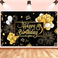 Happy Birthday Backdrop Banner, Happy Birthday Party Decorations Yard Sign by Unknown