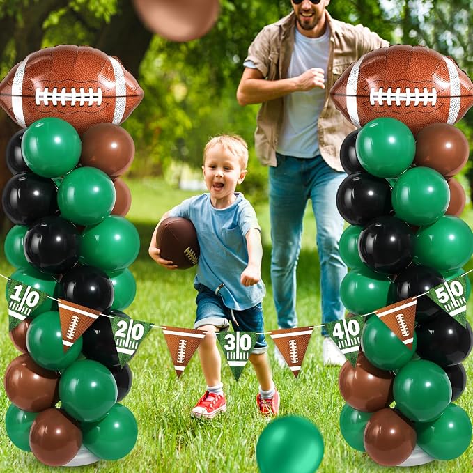 Yalikop 2 Sets Football Party Balloon Column Stand Kit - Image 6