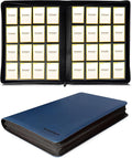 16 Pockets Premium Card Binder 1024 Cards Trading Card Binders Side Load Card Storage Display Album(16 Pocket 1024 Card Slot,Blue)