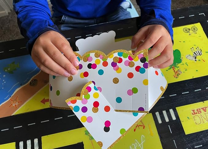 Teacher Created Resources Confetti Happy Birthday Crowns - Image 3
