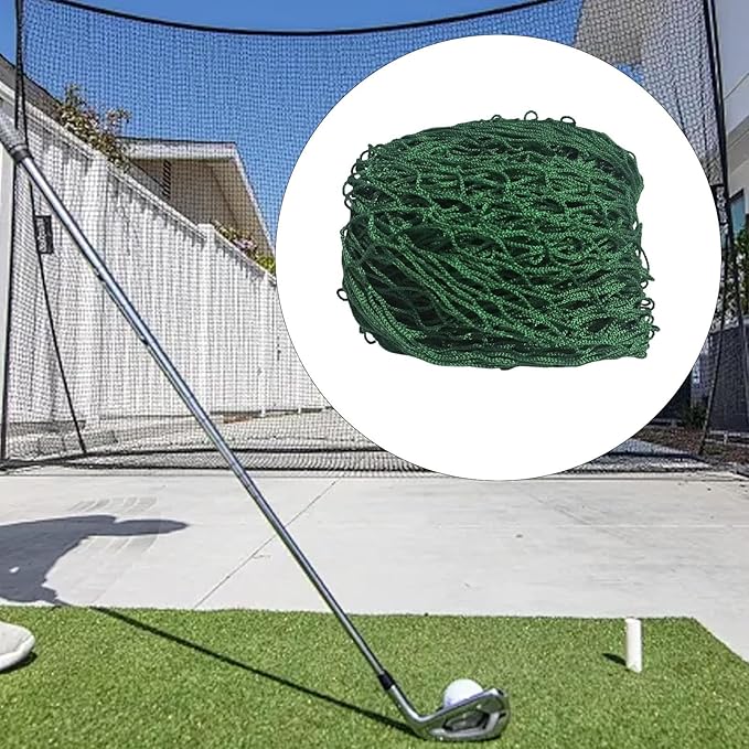 Golf Practice Net Sports Netting Foldable Multifunctional Golf Hitting Net Sports Barrier for Soccer Backyard Garage Yard