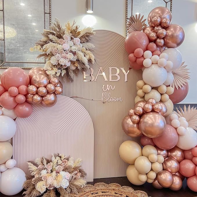 Jobkoo Dusty Pink Balloons 5 Inch - Image 6