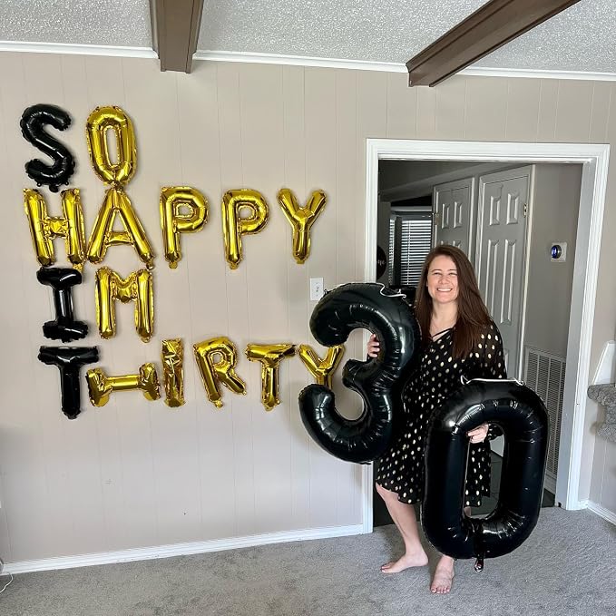 Black Number 50 Balloon 40 Inch - Image 3