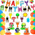 Cute Sprunkii Birthday Party Supplies, Cartoon Sprunkii Game Party Decorations by WKRJXQCHN